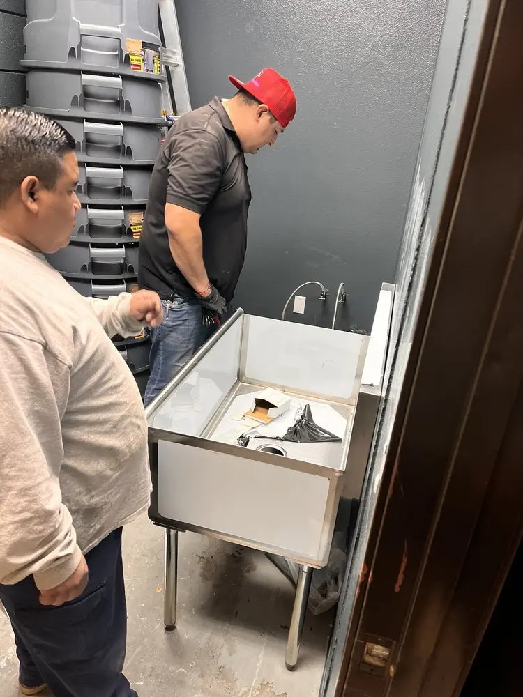 Commercial plumbing and sink installation in Dowagiac