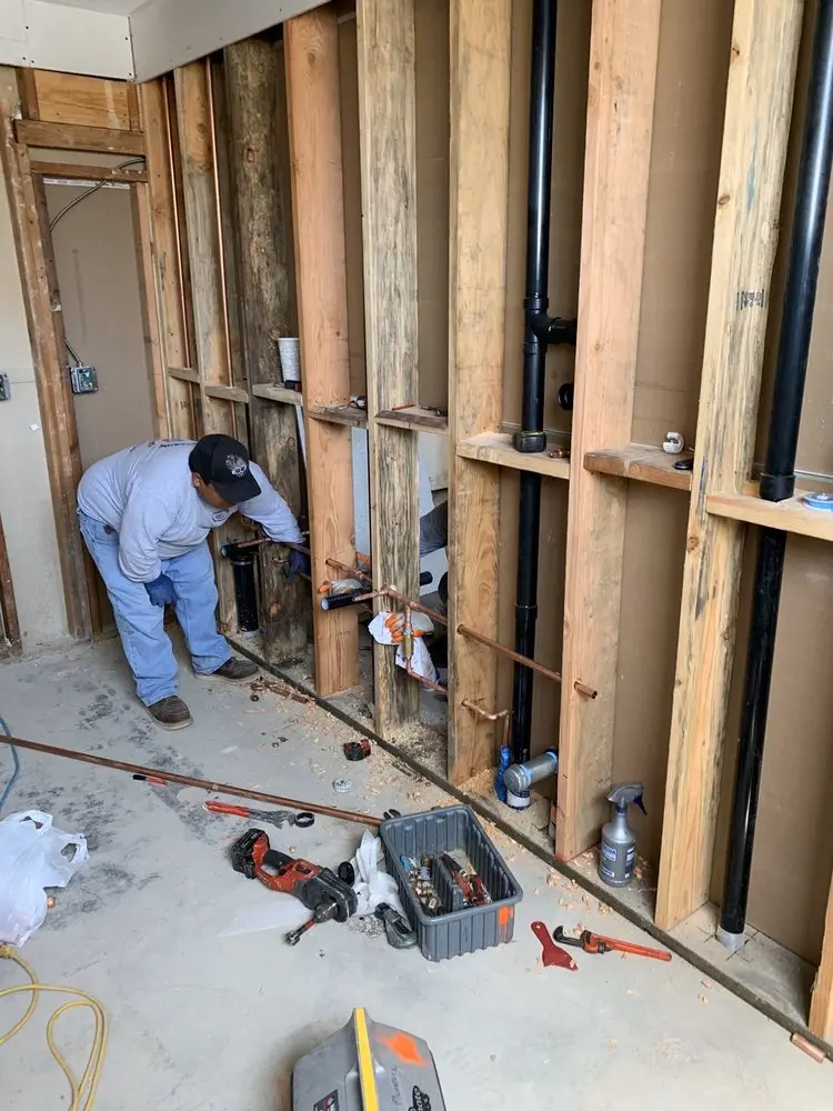Commercial rough-in plumbing for Gas Line Repair in Dowagiac
